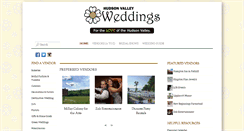 Desktop Screenshot of hudsonvalleyweddings.com